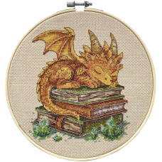 AH-307 Абрис Арт Набір для вишивки рахунковим хрестиком - Хранитель мудрості 13x15 см, Aida 14 ct (АН-307)