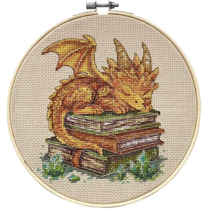 AH-307 Абрис Арт Набір для вишивки рахунковим хрестиком - Хранитель мудрості 13x15 см, Aida 14 ct (АН-307)