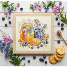 AH-311 Абрис Арт Набір для вишивки рахунковим хрестиком - Смак літа 19x19 см, Aida 14 ct (АН-311)