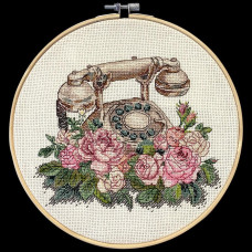 AH-312 Абрис Арт Набір для вишивки рахунковим хрестиком - Чекаю на твій дзвінок 16x20 см