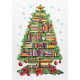AH-315 Абрис Арт Набір для вишивки рахунковим хрестиком - Ялинка читача 14x22 см, Aida 14 ct (АН-315)