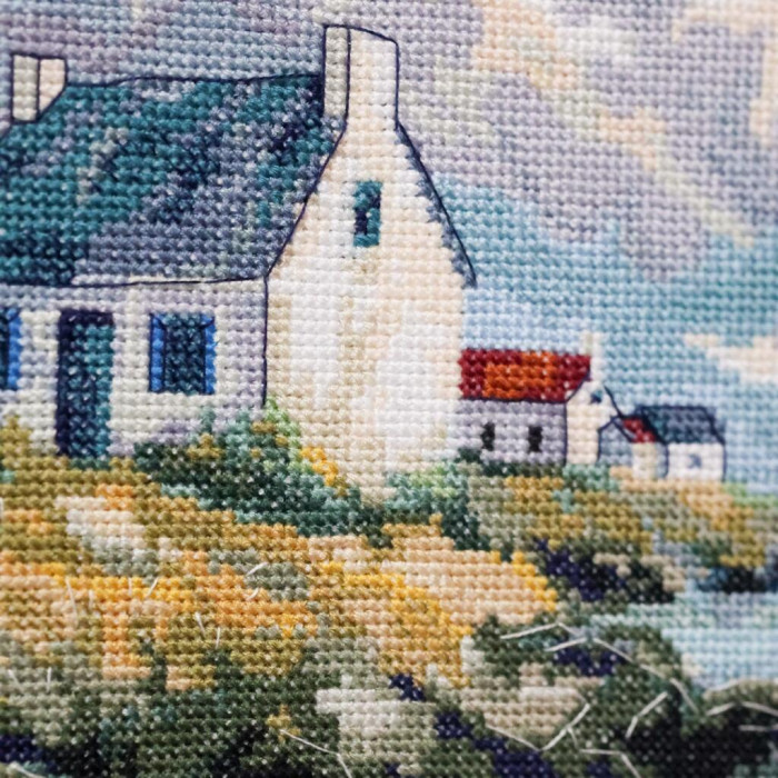 AH-318 Абрис Арт Набір для вишивки рахунковим хрестиком - Коли сниться море 23x40 см, Aida 14 ct (АН-318)