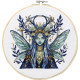 AH-330 Абрис Арт Набір для вишивки рахунковим хрестиком - Ельфійка зоряного лісу 18x17 см, Aida 18 ct (АН-330)