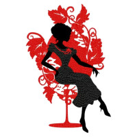 АК3-287 А-строчка Заготовка для вишивки бісером - Шато Марго 26x32 см (атлас)