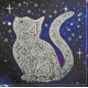 AMB-052 Зоряний кіт. Абріс Арт. Набір для вишивки бісером (АМВ-052)