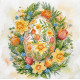 AMB-135 Абрис Арт Набір для вишивки бісером - Символ Великодня 20x20 см (художній холст)