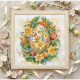 AMB-135 Абрис Арт Набір для вишивки бісером - Символ Великодня 20x20 см (художній холст)