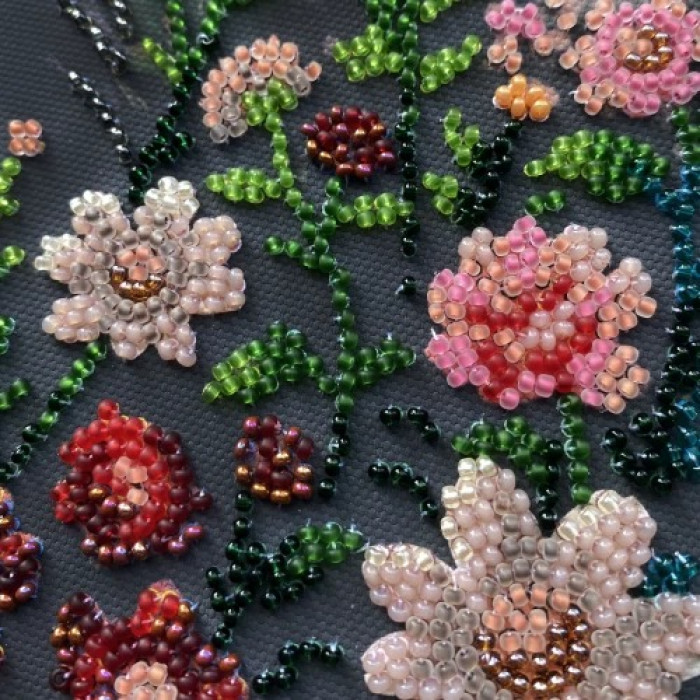 AMB-136 Абрис Арт Набір для вишивки бісером - Не спиться 20x20 см (художній холст)