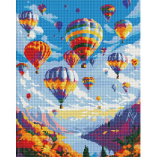 AMC20143 Ideyka Алмазна мозаїка - Магічний політ, 40x50 см (круглі, без підрамника, АМС20143) ©art_selena_ua