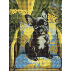 AMO20095 Ideyka Алмазна мозаїка - Комфорт з характером, 30x40 см (круглі, на підрамнику AMO20095) ©art_selena_ua