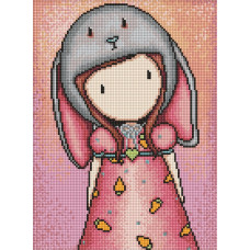 AMO20102 Ideyka Алмазна мозаїка - Gorjuss. Carrots 30x40 см (круглі, на підрамнику, AMO20102)