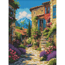 AMO20310 Ideyka Алмазна мозаїка - Кам’яна тиша, 30x40 см (круглі, на підрамнику AMO20310) ©art_selena_ua