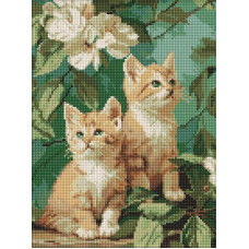 AMO20348 Ideyka Алмазна мозаїка - Лагідність у кольорах, 30x40 см (круглі, на підрамнику AMO20348) ©art_selena_ua