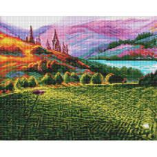 AMO20359 Ideyka Алмазна мозаїка - Harry Potter: Лабіринти, 40х50 (круглі, на підрамнику AMO20359) ©art_selena_ua