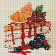 AMO7133 Ideyka Алмазна мозаїка - Цитрусове щастя, 40x40 см (круглі, на підрамнику, в обкладинці, AMO7133)