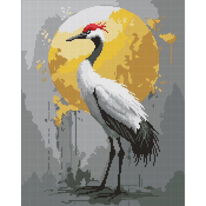 AMO8281 Ideyka Алмазна мозаїка - Золота екзотика 40х50 см (круглі, на підрамнику, АМО-8281) ©art_selena_ua