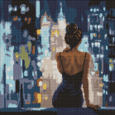 AMO8286 Ideyka Алмазна мозаїка - Кінець вечірки 40х40 см (круглі, на підрамнику, АМО-8286) ©art_selena_ua