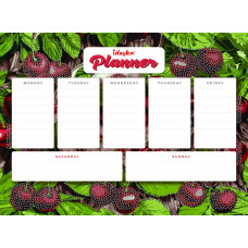 AMP20058 Ideyka Алмазна мозаїка - Планер Вишні, 32x40 см (стрази, магнітна основа, AMP20058) ©art_selena_ua