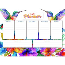 AMP20340 Ideyka Алмазна мозаїка - Планер Колібрі, 32x40 см (стрази, магнітна основа, AMP20340) ©art_selena_ua