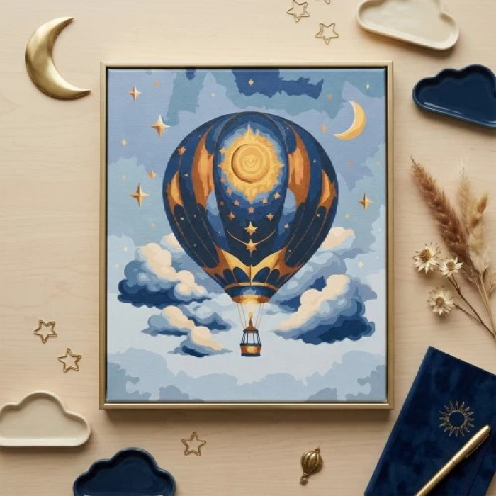 APN-004 Абрис Арт Картина за номерами - Повітряні пригоди, 40x50 см