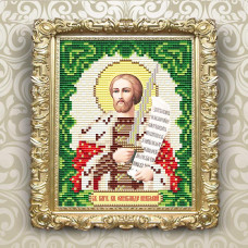 АТ6112 ArtSolo Набір алмазного живопису - Ікона Св. Благов. Князь Олександр Невський 14x18 см