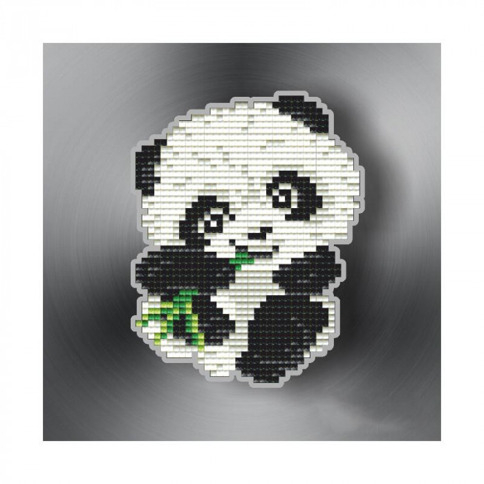 АТМ51 Магніт. Панда з бамбуком. ArtSolo. Набір алмазного живопису