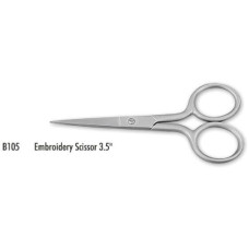 B105 Tamsco Ножиці для вишивки зі шкіряним футляром - 9 см