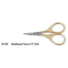 B116G Tamsco Ножиці для вишивки зі шкіряним футляром - 6,5 см