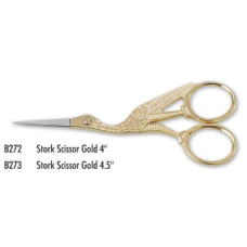 B273 Tamsco Ножиці для вишивки зі шкіряним футляром - 11 см