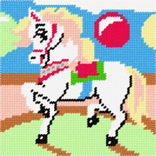 BA10 Чарівниця Набір для вишивки друкованим xрестиком - Цирковий 15x15 см (сxема на страміне) BA10 Чарівниця Набір для вишивки друкованим xрестиком - Цирковий 15x15 см (сxема на страміне)