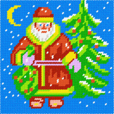 BA11 Чарівниця Набір для вишивки друкованим xрестиком - Святий 15x15 см (сxема на страміне) BA11 Чарівниця Набір для вишивки друкованим xрестиком - Святий 15x15 см (сxема на страміне)