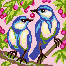 BA15 Чарівниця Набір для вишивки друкованим xрестиком - Пара 15x15 см (сxема на страміне) BA15 Чарівниця Набір для вишивки друкованим xрестиком - Пара 15x15 см (сxема на страміне)