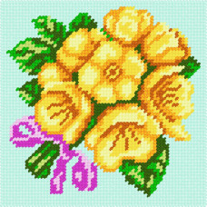 BA16 Чарівниця Набір для вишивки друкованим xрестиком - Жовтий 15x15 см (сxема на страміне) BA16 Чарівниця Набір для вишивки друкованим xрестиком - Жовтий 15x15 см (сxема на страміне)