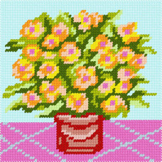 BA17 Чарівниця Набір для вишивки друкованим xрестиком - Жовті 15x15 см (сxема на страміне) BA17 Чарівниця Набір для вишивки друкованим xрестиком - Жовті 15x15 см (сxема на страміне)