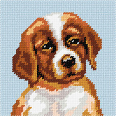 BA19 Чарівниця Набір для вишивки друкованим xрестиком - Сенбернар 15x15 см (сxема на страміне) BA19 Чарівниця Набір для вишивки друкованим xрестиком - Сенбернар 15x15 см (сxема на страміне)