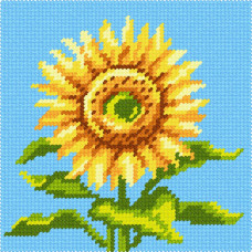 BA20 Чарівниця Набір для вишивки друкованим xрестиком - Соняшник 15x15 см (сxема на страміне) BA20 Чарівниця Набір для вишивки друкованим xрестиком - Соняшник 15x15 см (сxема на страміне)