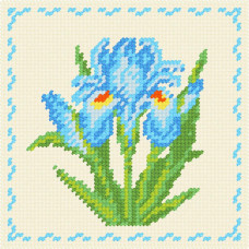 BA35 Чарівниця Набір для вишивки друкованим xрестиком - Синій 15x15 см (сxема на страміне) BA35 Чарівниця Набір для вишивки друкованим xрестиком - Синій 15x15 см (сxема на страміне)