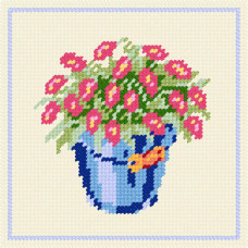 BA45 Чарівниця Набір для вишивки друкованим xрестиком - Відерце 15x15 см (сxема на страміне) BA45 Чарівниця Набір для вишивки друкованим xрестиком - Відерце 15x15 см (сxема на страміне)