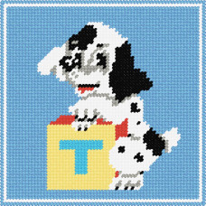 BA47 Чарівниця Набір для вишивки друкованим xрестиком - Цуцик 15x15 см (сxема на страміне) BA47 Чарівниця Набір для вишивки друкованим xрестиком - Цуцик 15x15 см (сxема на страміне)