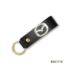 BDK171D Babylon Брелок-петля для авто MAZDA чорний золоте тиснення, шкіра