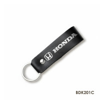 BDK201C Babylon Брелок-петля для авто HONDA чорний срібне тиснення, шкіра