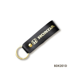 BDK201D Babylon Брелок-петля для авто HONDA чорний золоте тиснення, шкіра