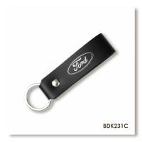 BDK231C Babylon Брелок-петля для авто FORD чорний срібне тиснення, шкіра