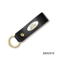 BDK231D Babylon Брелок-петля для авто FORD чорний золоте тиснення, шкіра