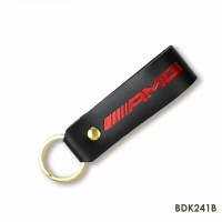 BDK241B Babylon Брелок-петля для авто AMG чорний червоне тиснення, шкіра