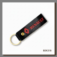 BDK31B Babylon Брелок-петля для авто RENAULT чорний, червоне тиснення, шкіра