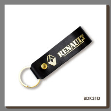 BDK31D Babylon Брелок-петля для авто RENAULT чорний, золоте тиснення, шкіра