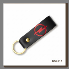 BDK61B Babylon Брелок-петля для авто OPEL чорний, червоне тиснення, шкіра