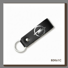 BDK61C Babylon Брелок-петля для авто OPEL чорний, срібне тиснення, шкіра