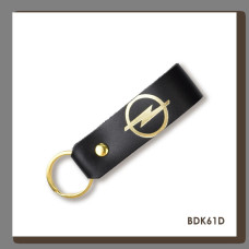 BDK61D Babylon Брелок-петля для авто OPEL чорний, золоте тиснення, шкіра